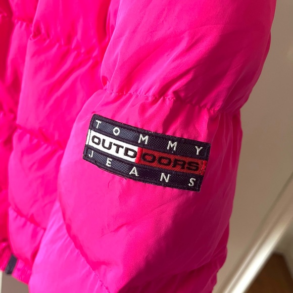 Women’s reversible Tommy Jeans puffer jacket 🩷 Size M - Picture 3 of 6